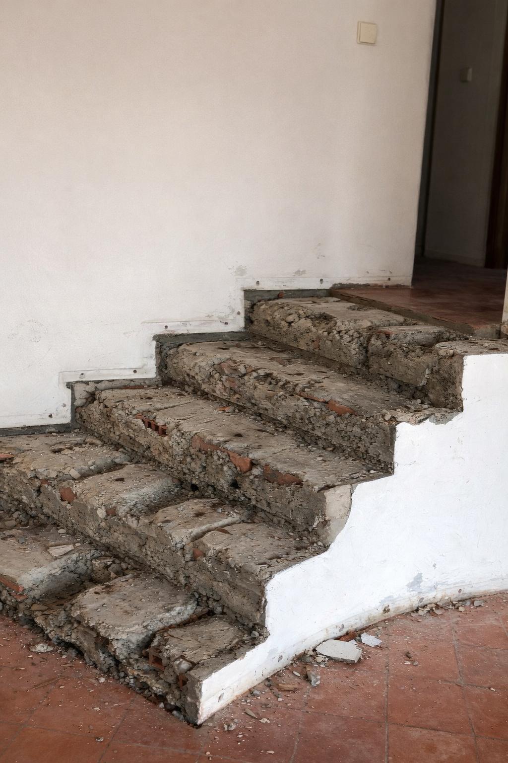 Escadaria por remodelar