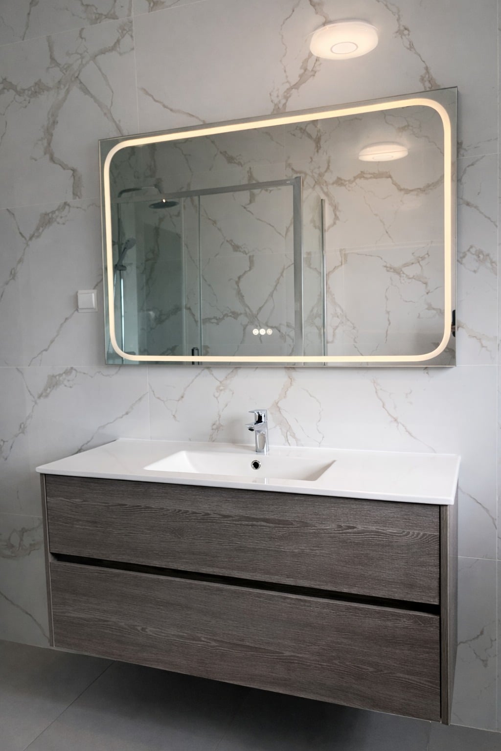 Lavatório remodelado com novo design